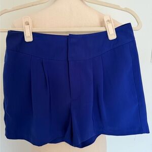 Jennifer Lopez Royal Blue High Waist Shorts